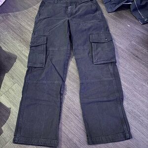 Aritzia TNA black cargo pants